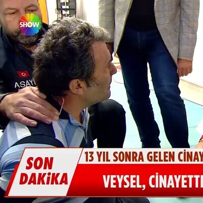 13 yıl önce işlenen cinayeti canlı yayında itiraf etti
