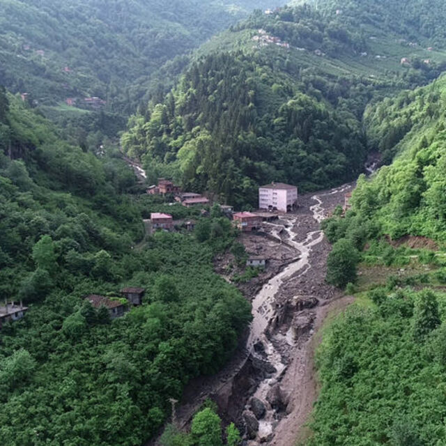 Araklı'daki sel felaketi için rapor hazırlandı