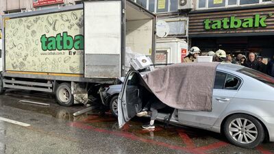 Feci kaza! Direksiyon başında kalp krizi geçirdi