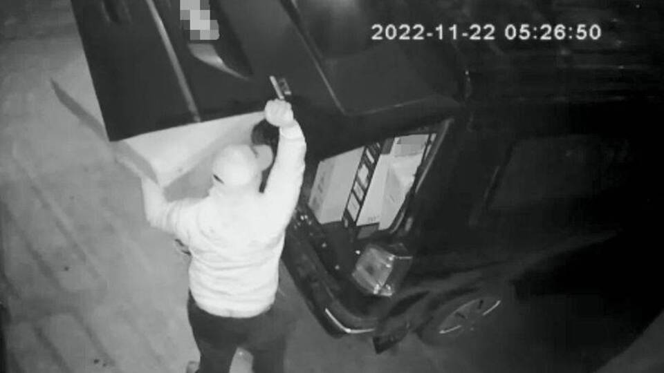 2 milyon liralık hırsızlık kamerada