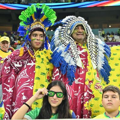 Dünya Kupası'nda tribünler festival yeri