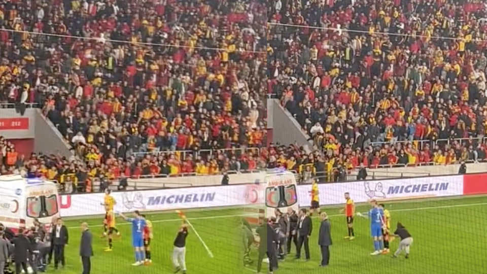 Göztepe - Altay maçı yarıda kaldı