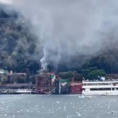 Anadolu Hisarı'ndaki yangın kontrol altında