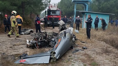Bursa'da tek motorlu uçak düştü! 2 kişi hayatını kaybetti