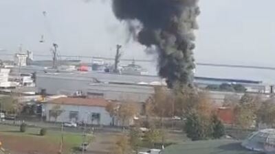 Samsun Limanı'nda patlama!