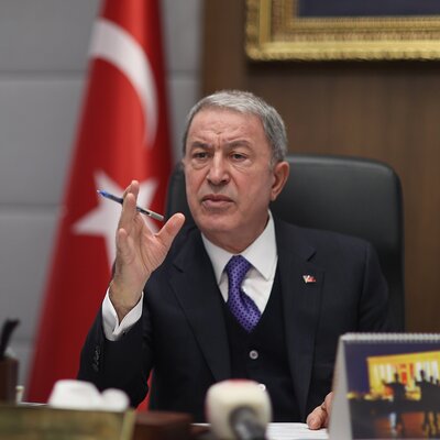 Bakan Akar: Terör koridoruna müsaade etmedik, etmeyeceğiz