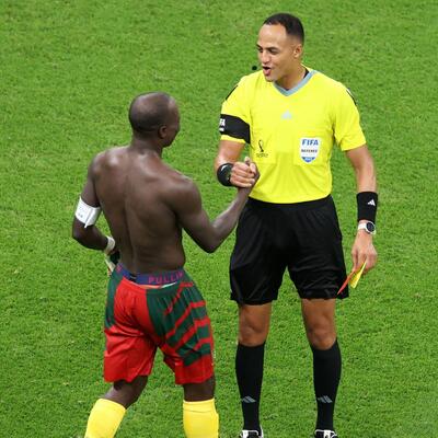 Aboubakar hakemi bile güldürdü!