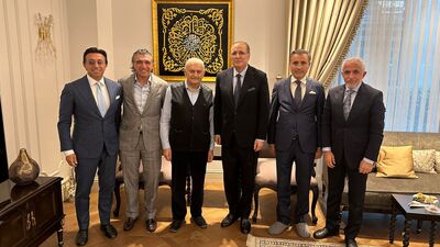 Ağrılı işadamlarından geçmiş olsun ziyareti