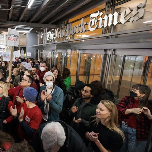 New York Times gazetesi çalışanlarından greve kararı