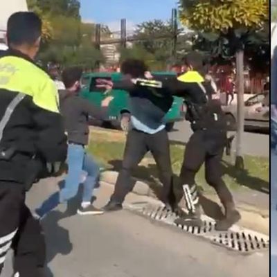 Polis belge istedi, ortalık karıştı! Anahtarla saldırdı