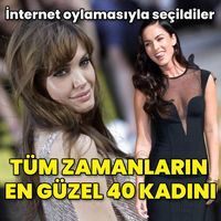İnternet oylamasıyla seçildiler... Tüm zamanların en güzel 40 kadını