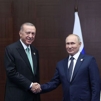 Cumhurbaşkanı Erdoğan Putin ile görüştü