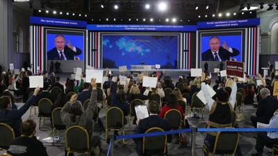 Putin geleneksel yıl sonu basın toplantısını yapmayacak