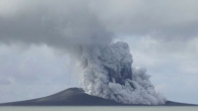 Yanardağ patlamasında bir ilk!