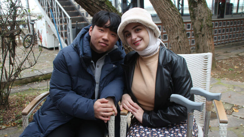 Rize'ye Güney Kore'den damat