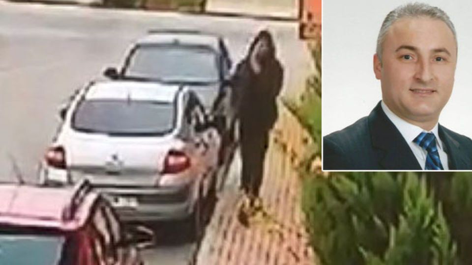 Dehşet anı kamerada! Saplantılı aşık değil katil!