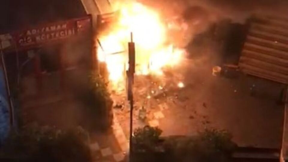Şişli'deki tamirhane kullanılamaz hale geldi