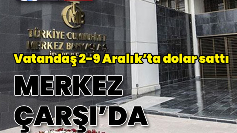 Vatandaş 2-9 Aralık'ta 2.7 milyar dolar sattı