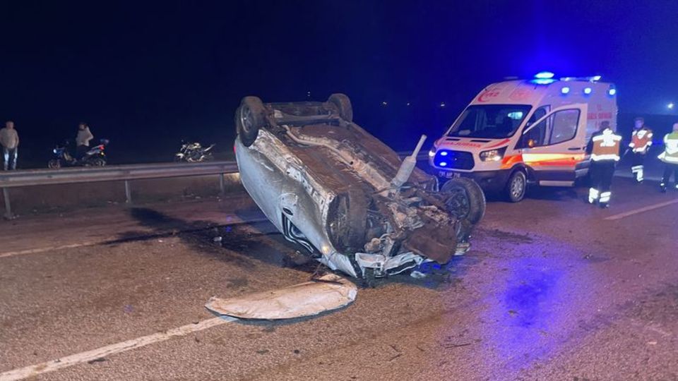 Düzce'de trafik kazası: 2 ağır yaralı