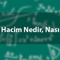 Hacim nedir, ne ile ölçülür?
