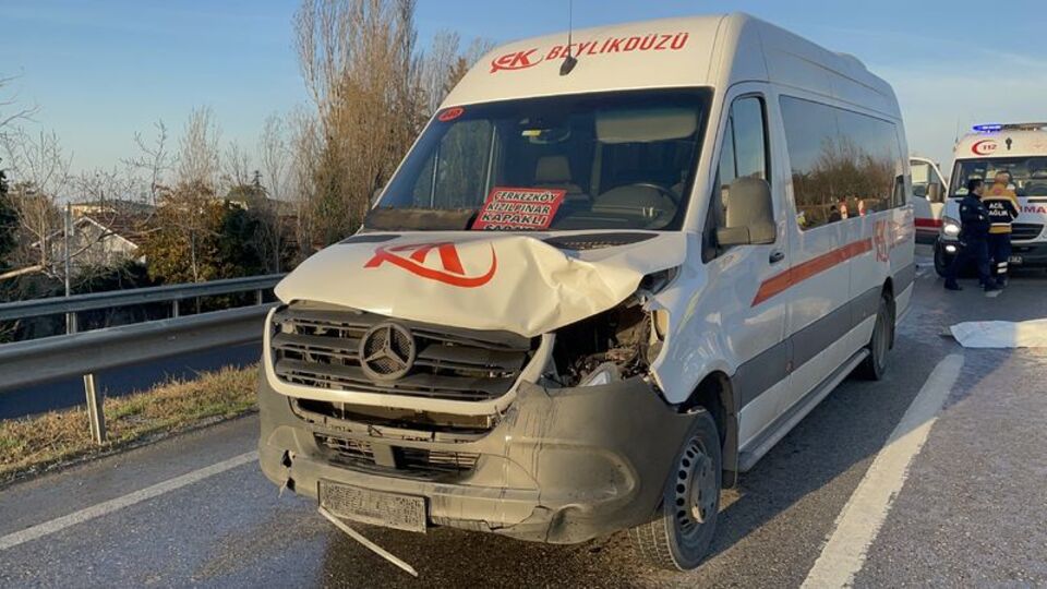 Büyükçekmece'de kaza! 1 ölü