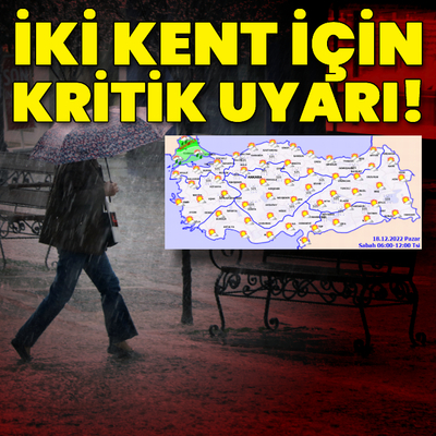 Meteoroloji'den Marmara için kuvvetli yağış uyarısı!