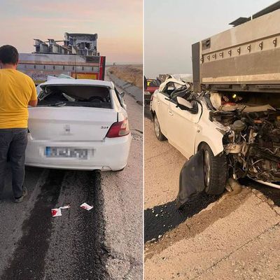 TIR'a çarpan uzman çavuş kurtarılamadı!