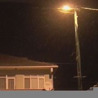 İstanbul'da mevsimin ilk karı Silivri'ye yağdı