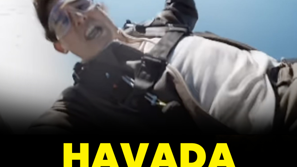 Havada teşekkür etti