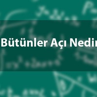 Bütünler açı konu anlatımı özeti