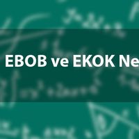 EBOB EKOK hesaplama konu anlatımı özeti