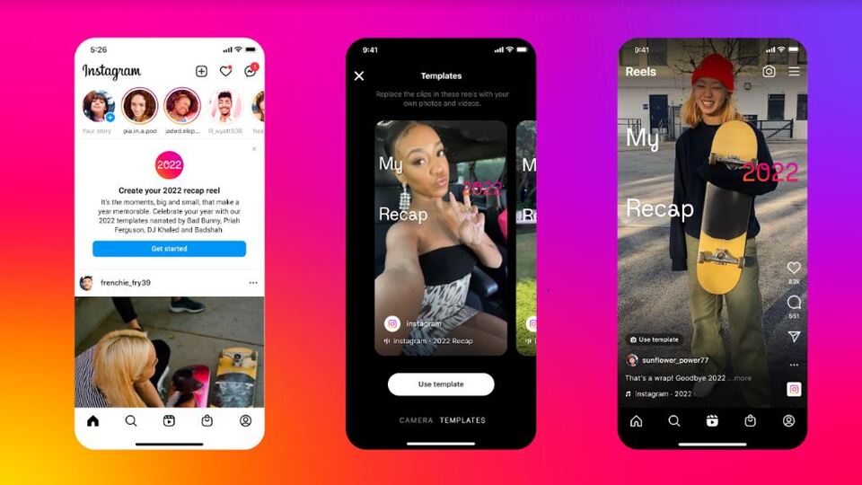 'Reels Recap'le 2022 özeti tek paylaşımda