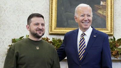 Ukrayna lideri Zelenskiy Beyaz Saray'da