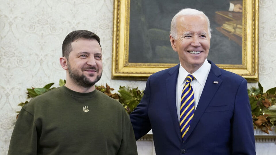 Ukrayna lideri Zelenskiy Beyaz Saray'da