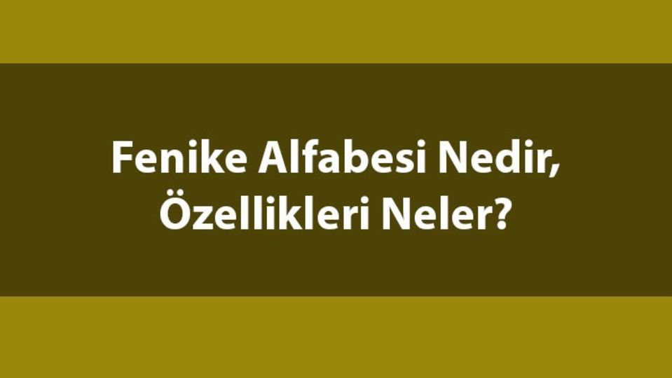 Fenike alfabesi toplam kaç harf?