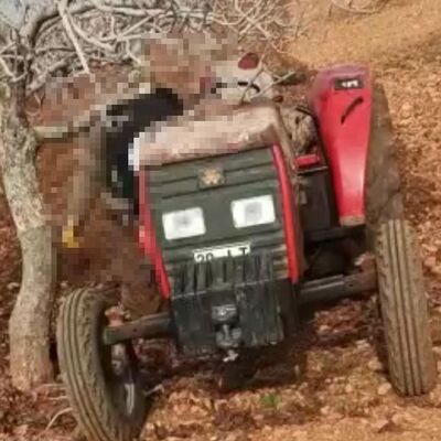 Bahçesini sürüyordu... Feci ölüm!