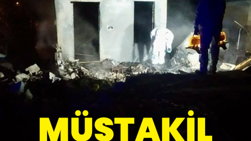 Müstakil evdeki yangında 84 yaşındaki kadın öldü