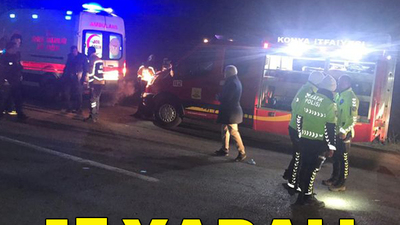 Yolcu otobüsü devrildi: 15 yaralı