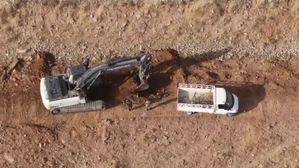 Kepçeyle kablo hırsızlığı drone ile kayıtta!