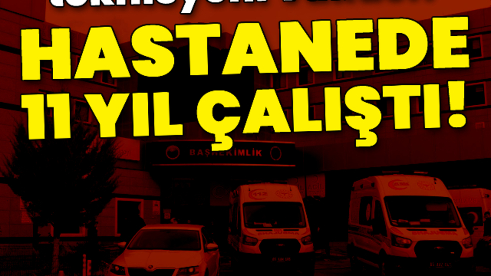 Bu kez sahte sağlık teknisyeni vakası!