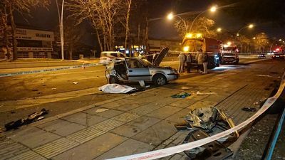 Ankara'da feci kaza: 2 ölü, 1'i ağır 3 yaralı