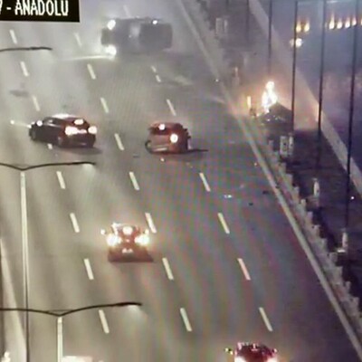 FSM Köprüsü'ndeki zincirleme kazanın görüntüleri ortaya çıktı!