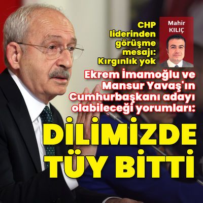 Kılıçdaroğlu'ndan görüşme mesajı: Kırgınlık yok