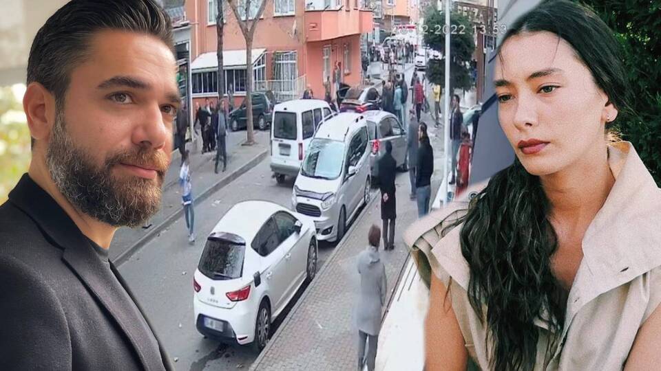 Dizi setine bıçaklı palalı saldırı