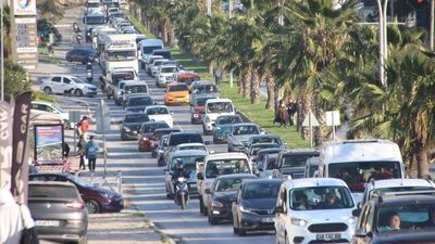 24 saatte 15 bin araç girdi