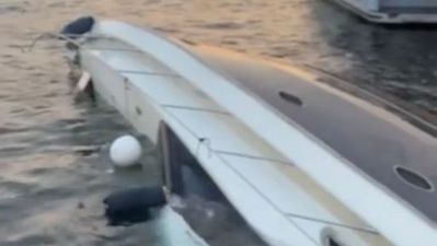 Bebek'te lüks tekne battı