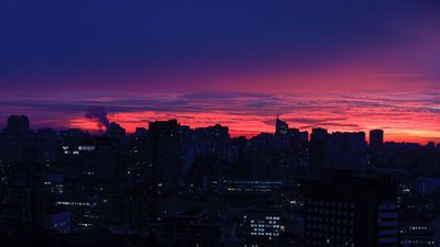 Kiev'de patlama meydana geldi