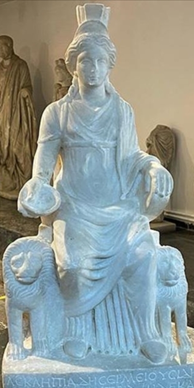 Kibele heykeli Afyonkarahisar Müzesi'nde