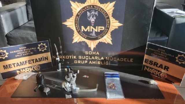 Soma'da uyuşturucu operasyonu: 17 gözaltı