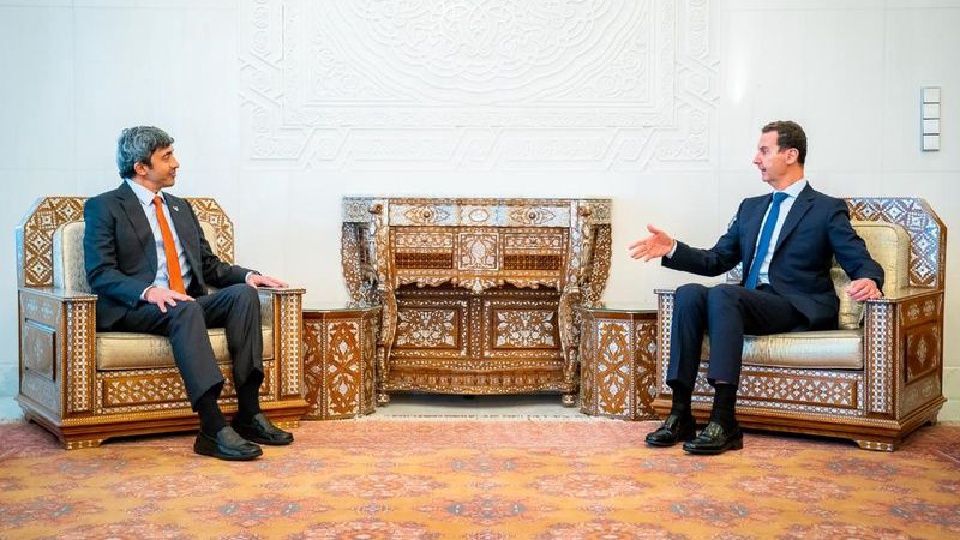 BAE Dışişleri Bakanı, Esad'ı ziyaret etti